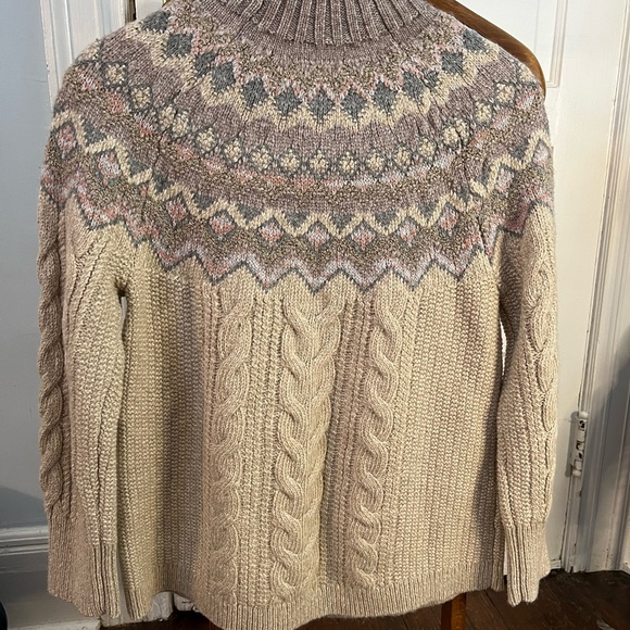 Chicos Fair Isle Chunky Knit Sweater - Picture 7 of 16